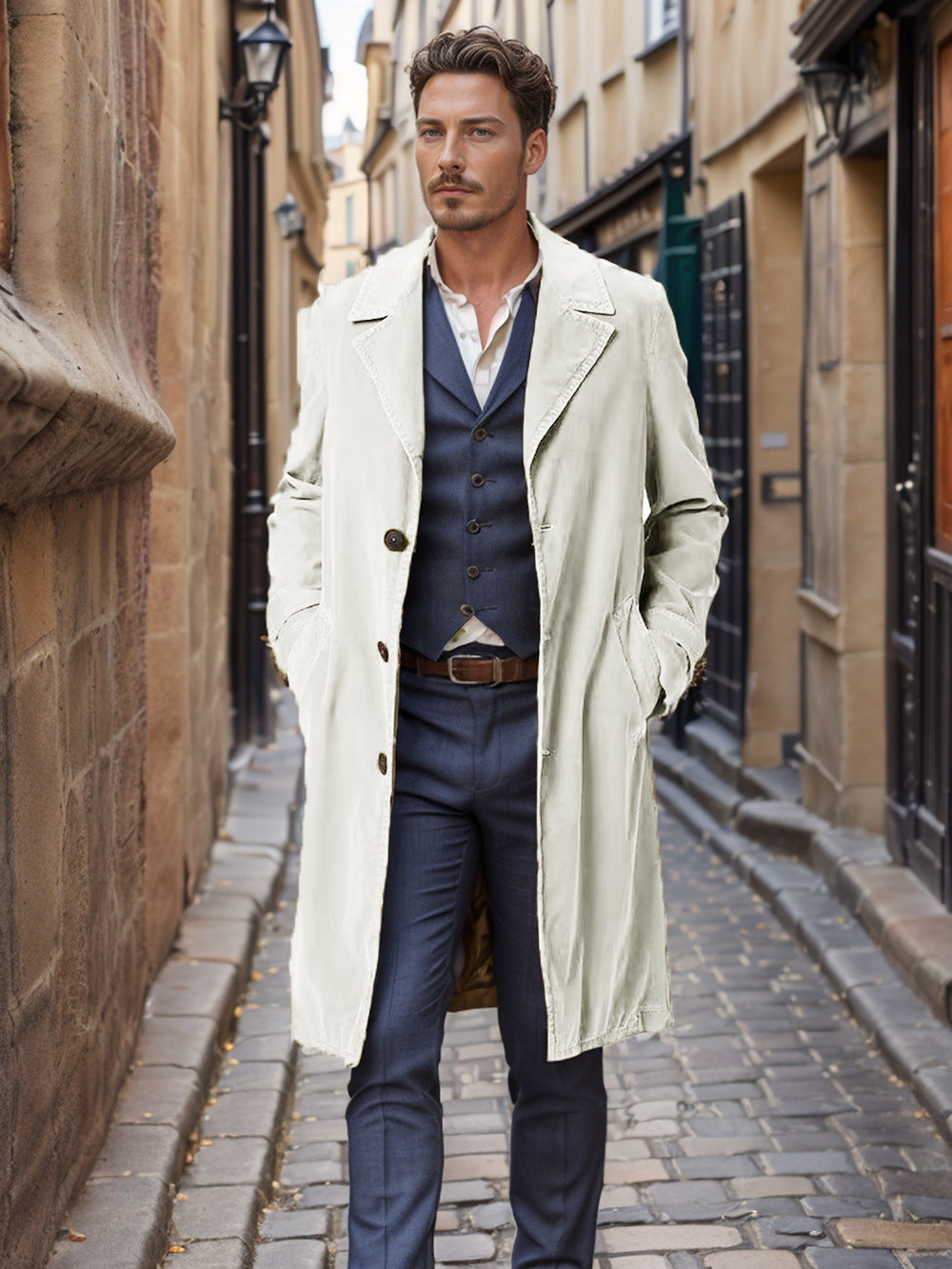 Trench Coat en Velours