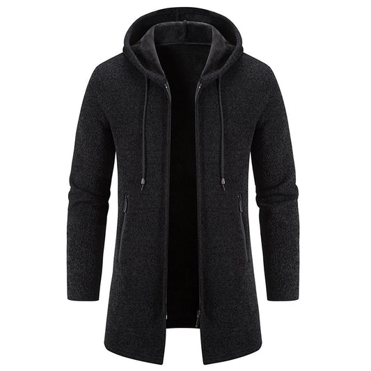 Hooded Lined Cardigan Jacket