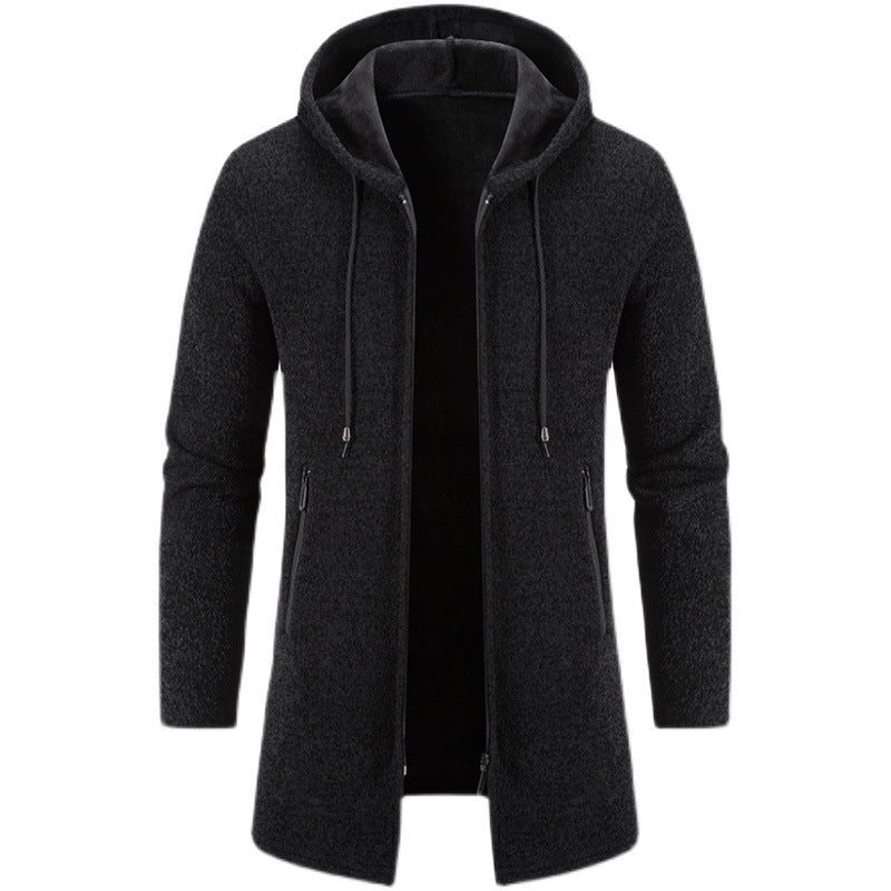 Veste Cardigan à Capuche Doublée