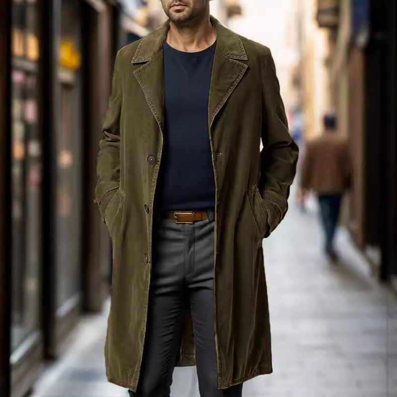 Trench Coat en Velours