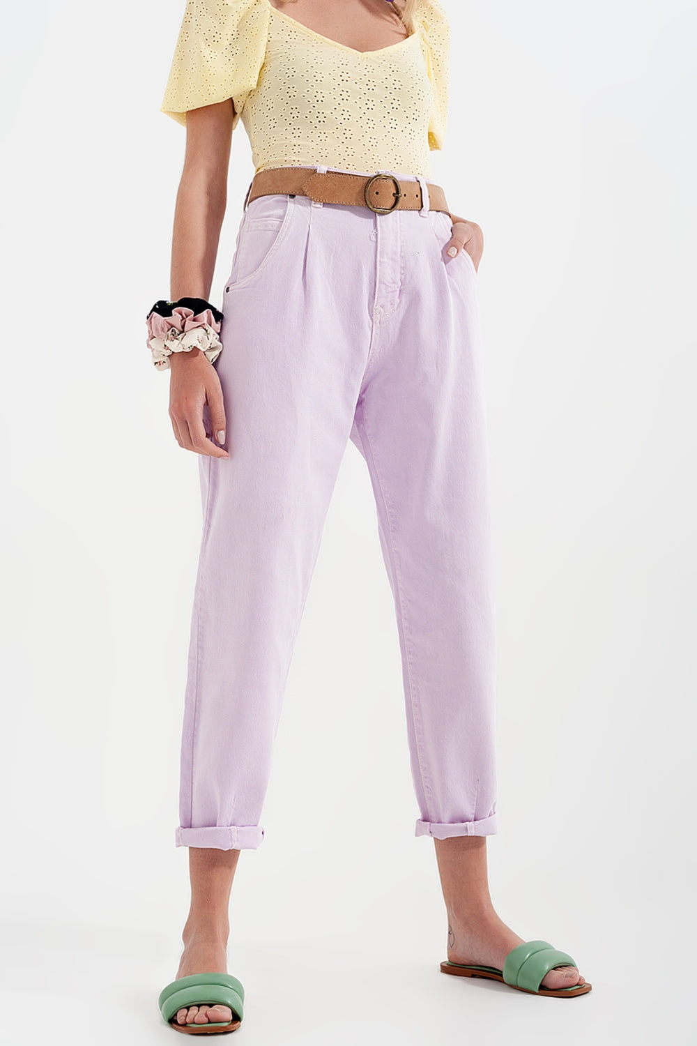 Lilac Mom Jeans